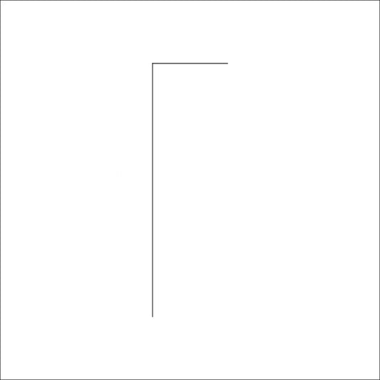 Minimalist schwarze Linienzeichnung eines L-förmigen Halters für Klean Kanteen Classic Sport Cap