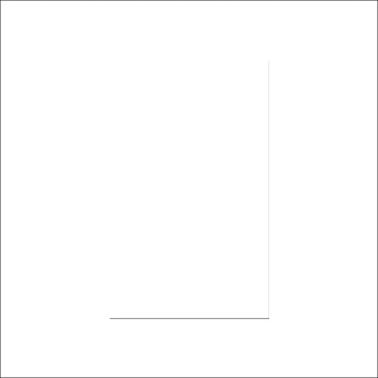 Minimalistisches weißes Rechteckrahmen mit dünnem schwarzen Rand, Optimus Crux Serie