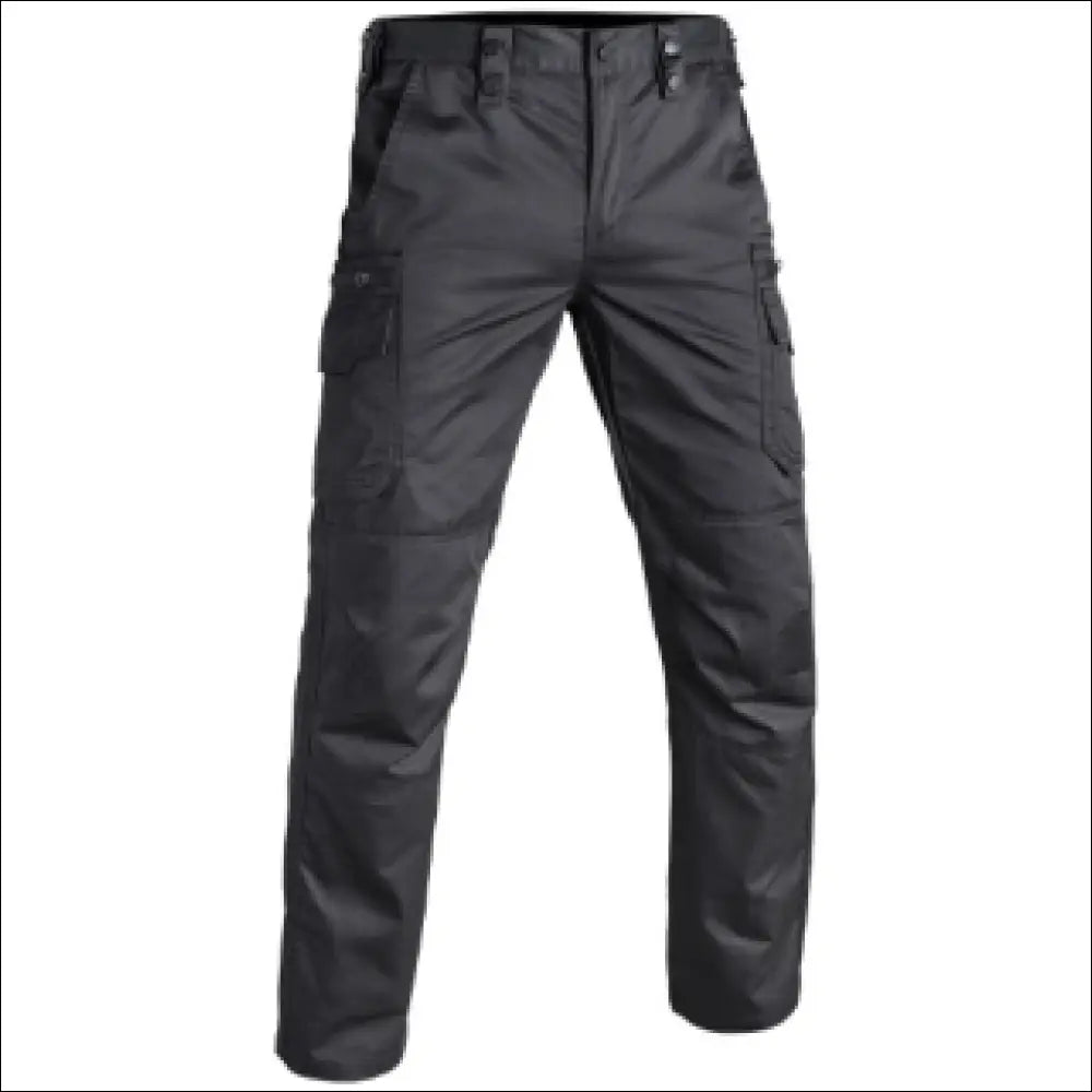 Schwarze SECU-ONE V2 Einsatzhose aus widerstandsfähigem Polyester-Cotton mit vielen Taschen