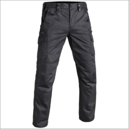 Schwarze SECU-ONE V2 Einsatzhose aus widerstandsfähigem Polyester-Cotton mit vielen Taschen