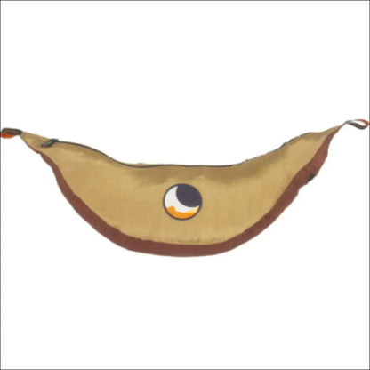 Original Hängematte: Tan braune Plüsch-Bananen Fanny Pack mit Auge